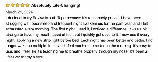 Customer review titled Absolutely Life-Changing!