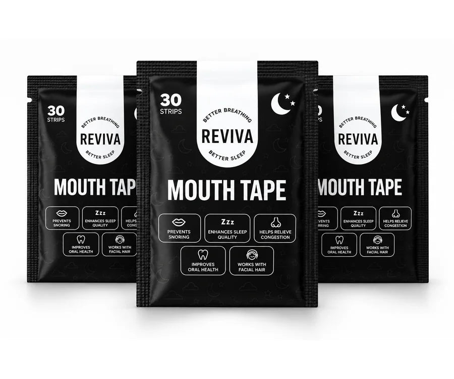 Three packs of Reviva Mouth Tape